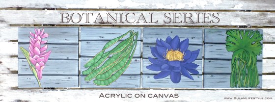 Botanical series. Acrylic on canvas