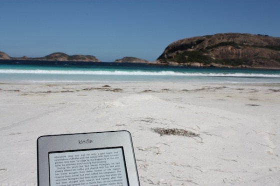 beach and kindle