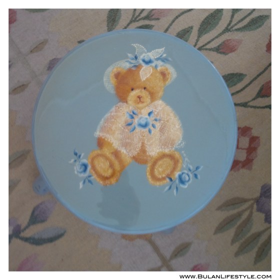 Painted teddy bear