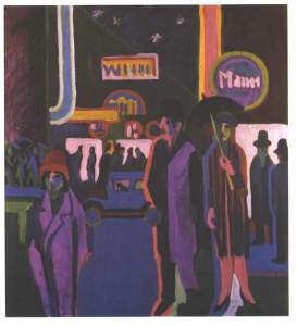 Kirchner_-_Straßenszene_bei_Nacht