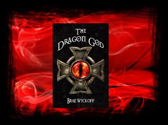 dragon god red background