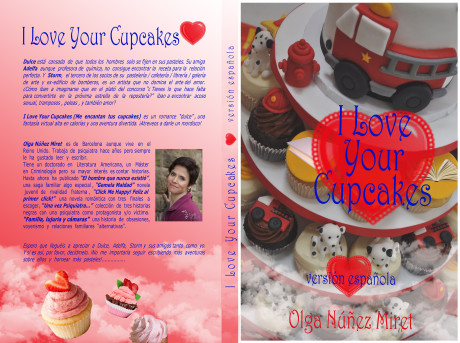 I Love Your Cupcakes (Me encantan tus cupcakes) versión española de Olga Núñez Miret. Portada de Lourdes Vidal
