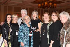 L-R, Liz Mugavero, Kate Flora, me, Edith Maxwell, Hank Phillippi Ryan, Barbara Ross, Sherry Harris, Maureen Walsh. Some of my Sisters in Crime at Malice Domestic this year.