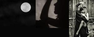 Moon Shadow of a Woman Tango Dancers