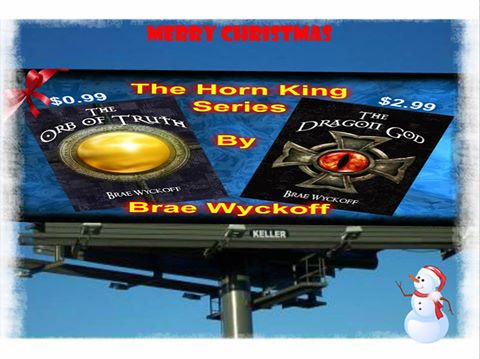 horn king Christmas snowman