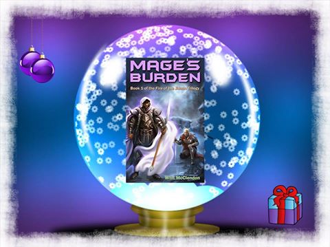 mages burden Christmas snowglobe