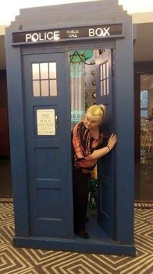 stephanie in police box
