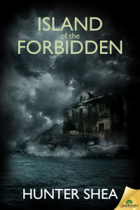 book cover hunter shea island of the forbidden
