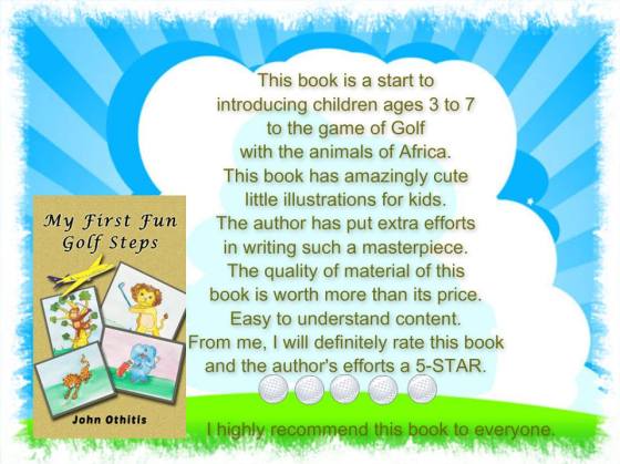 My first golf steps review