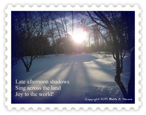 Joy to the world POEM bas 2015