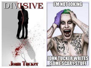 divisive with scary dude