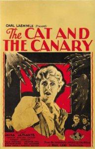 movie poster the cat and the canary