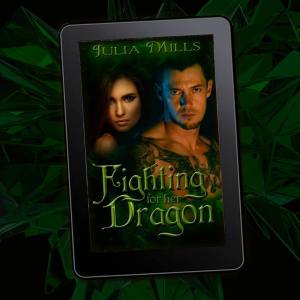 julia fighting for her dragon on tablet
