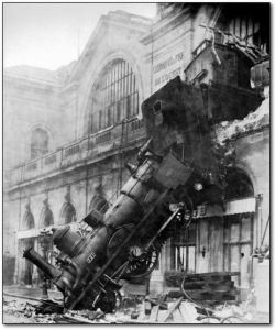 Train Derailment Upstairs Window