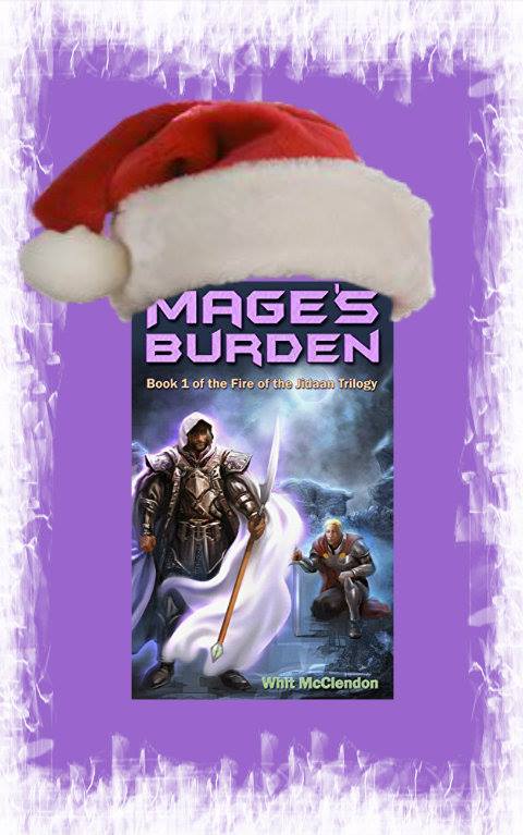 mages burden christmas santa hat