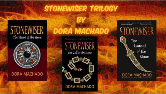 dora stonewiser gold background