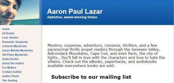 aaron newsletter sucscribe to