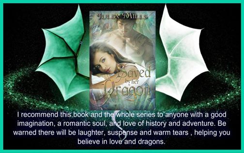 julia review saved by her dragon