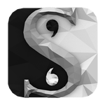 low_poly_scrivener_icon_by_benwurth-d71zc46