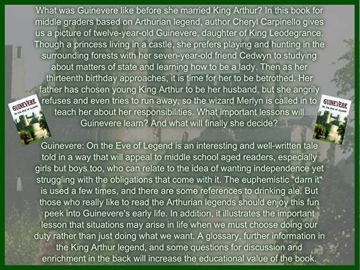cheryl review guinevere on th eve of legend