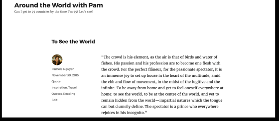 A blog post in English.