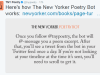 The Best Kind of Bot: The New Yorker’s Poetry&nbsp;Bot