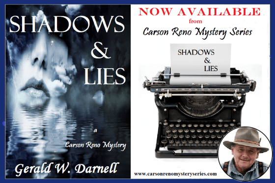 Ger shadow and lies with typewriter