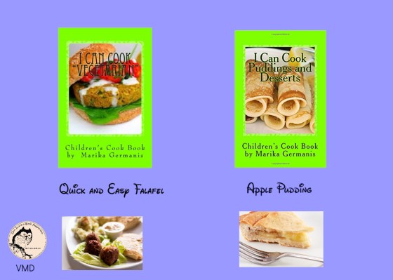 Marika falafel and apple pudding.jpg