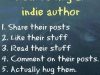 How to Hug an Indie Author (or a&nbsp;Blogger)…