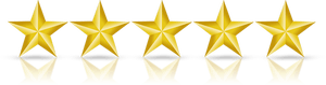 five gold stars image
