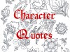 CHARACTER QUOTES FROM DEAD TO&nbsp;WRITES