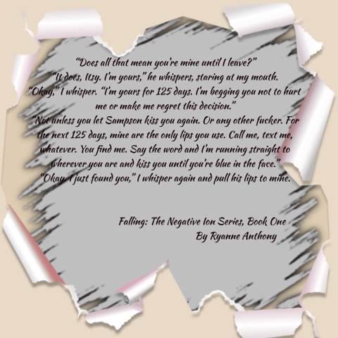 Ryanne negative ion letter