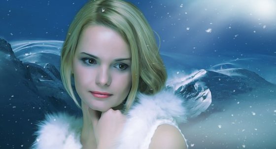 woman in a fantasy setting