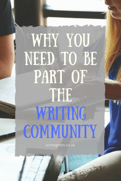 Why you need to be part of the writing community. Group of writers working together. Friends. Connections.