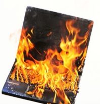 Laptop on fire - Jean's Writing
