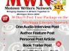 Attn #MichiganWriters: 30 Day/5 Post Tour Package on the  Michigan Literary Network #motownwriters&nbsp;#michlit