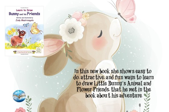 Judy learn how to draw bunny and his friends